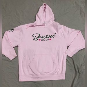 Barstool. Pink. Hoodie. NWOT. Women’s XL. Independent trading company.
